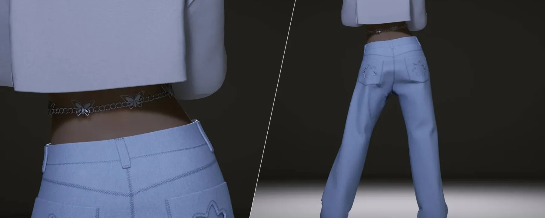 ✨ Star Cutout Denim Jeans ✨ — ✨ Star Cutout Denim Jeans ✨ screenshots 1–2