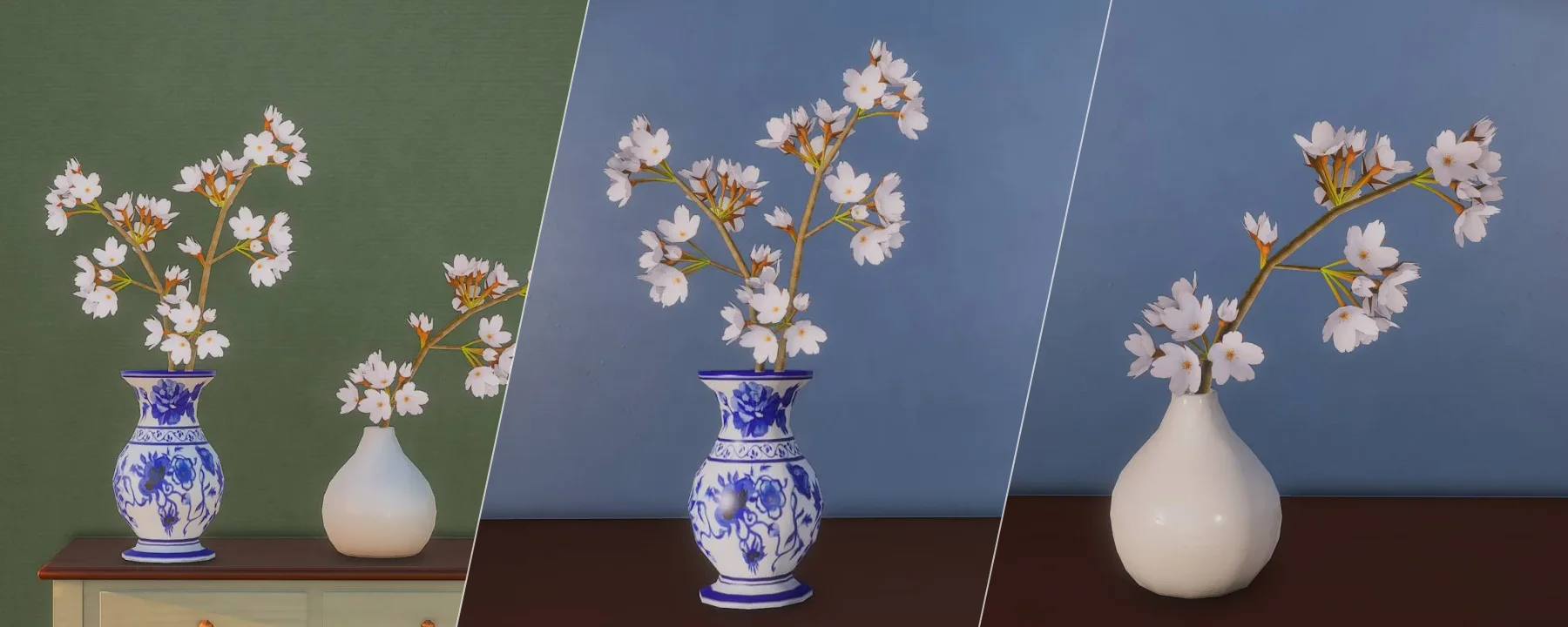 Cherry blossom branches in vase — Cherry blossom branches in vase screenshots 1–3