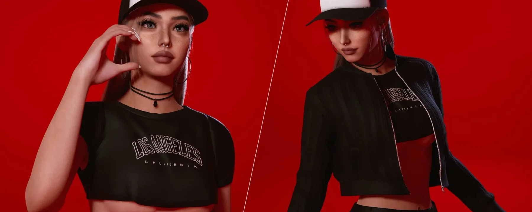 Women's LA Crop Top. — Women's LA Crop Top. screenshots 1–2