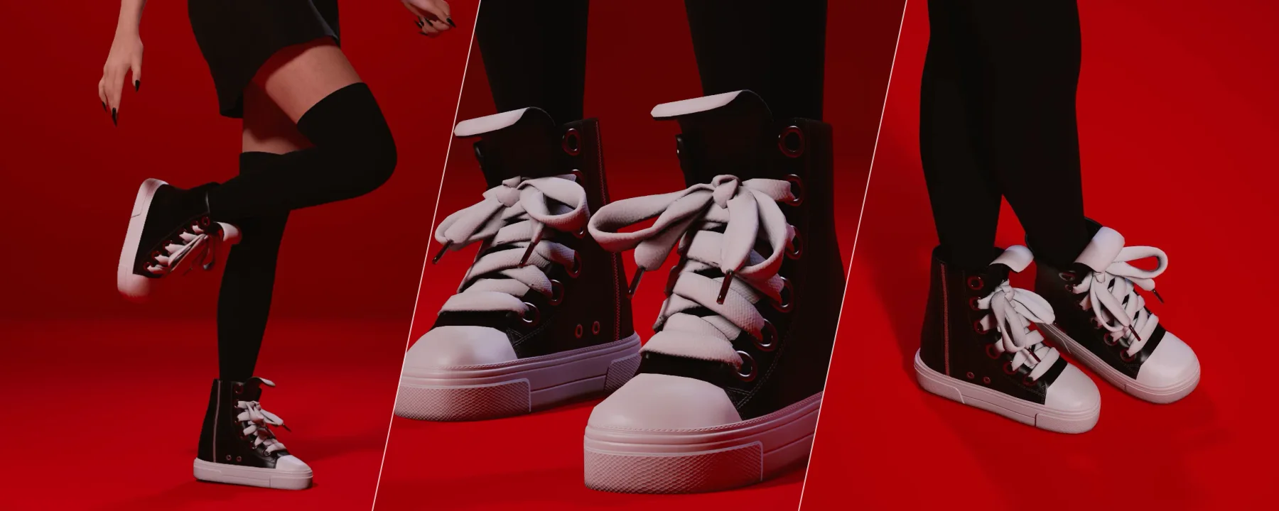 Women's High Top Sneakers II. — Women's High Top Sneakers II. screenshots 1–3