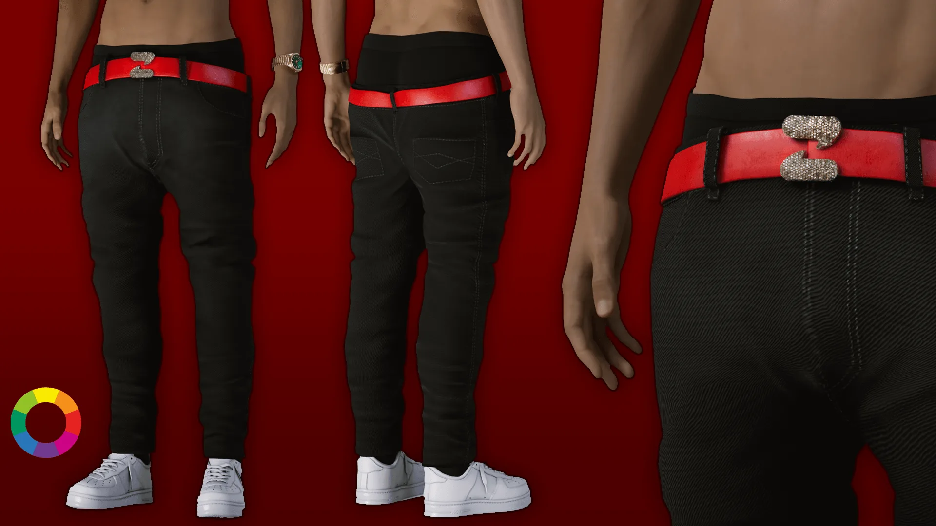 Men's Sagged Jeans. screenshot 1
