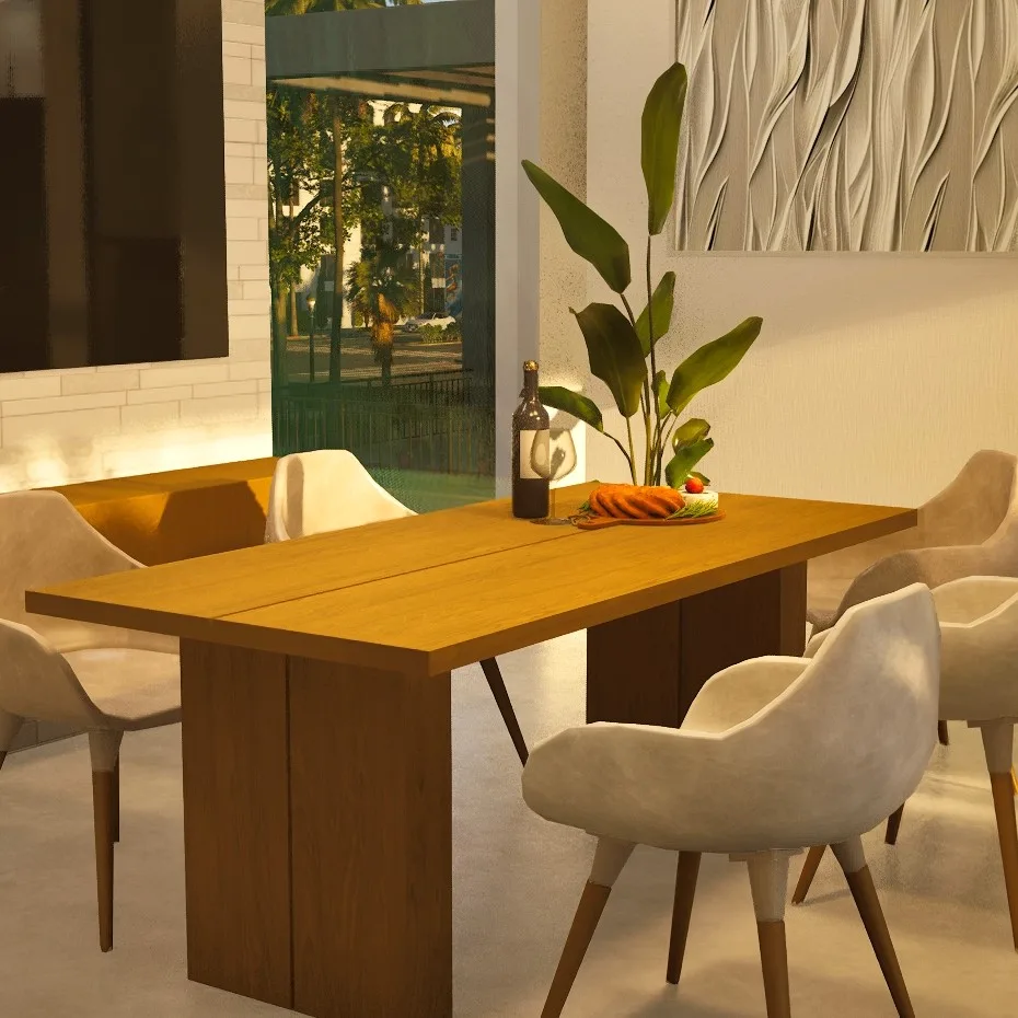 Axis Block Dining Table [VZ] — img