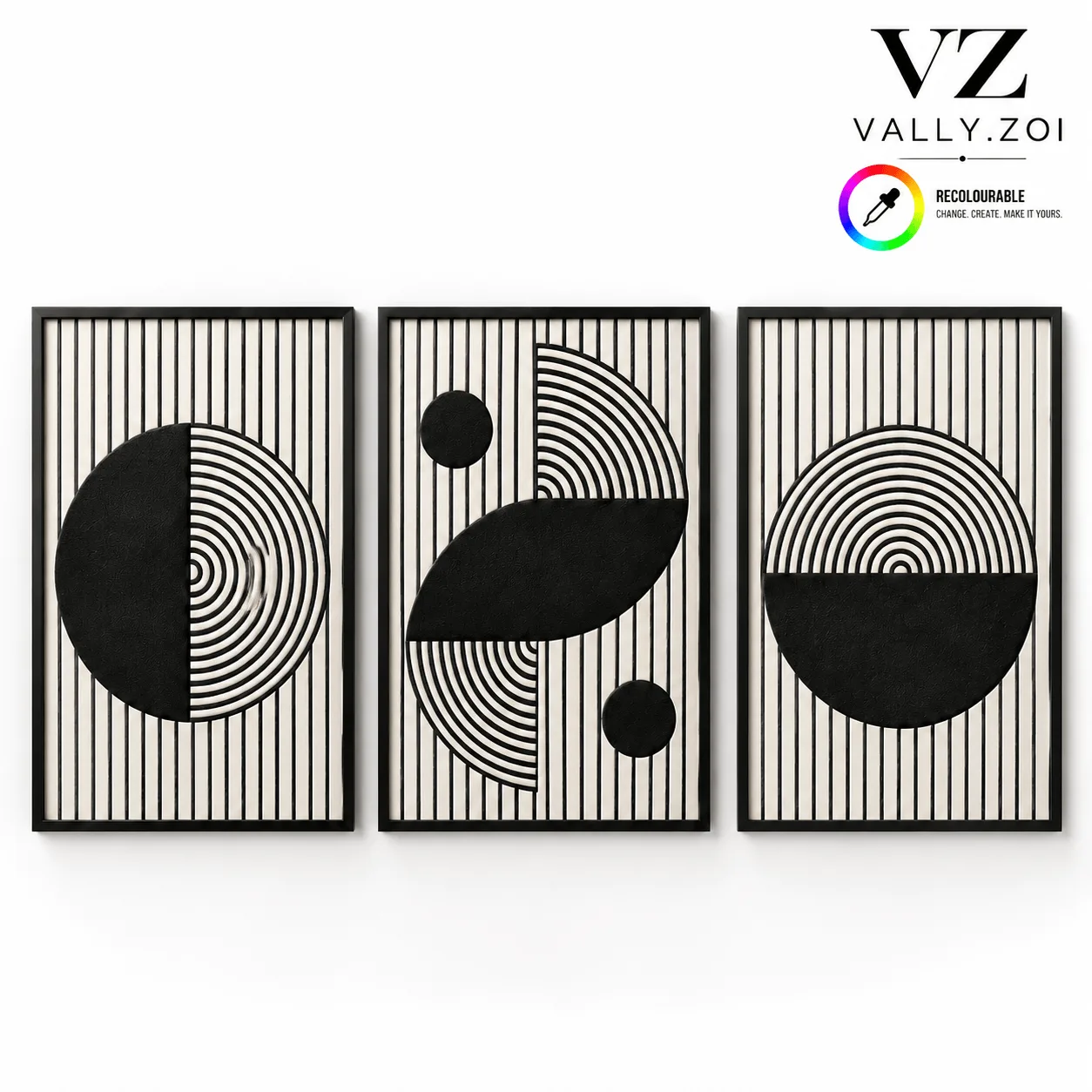 Axis Geometric Wall Art Set [VZ] screenshot 1