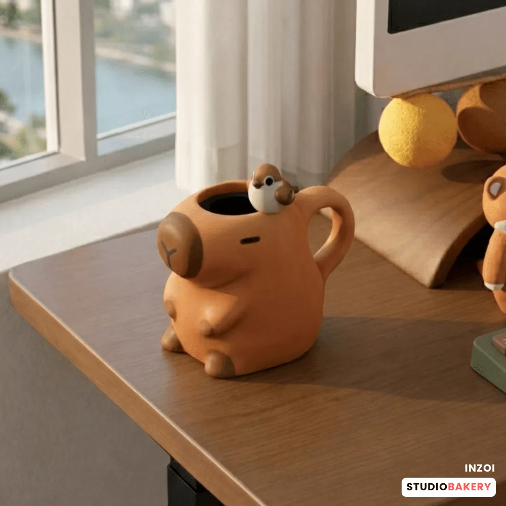 StudioBakery Cozy Station Capybara Mug screenshot 1