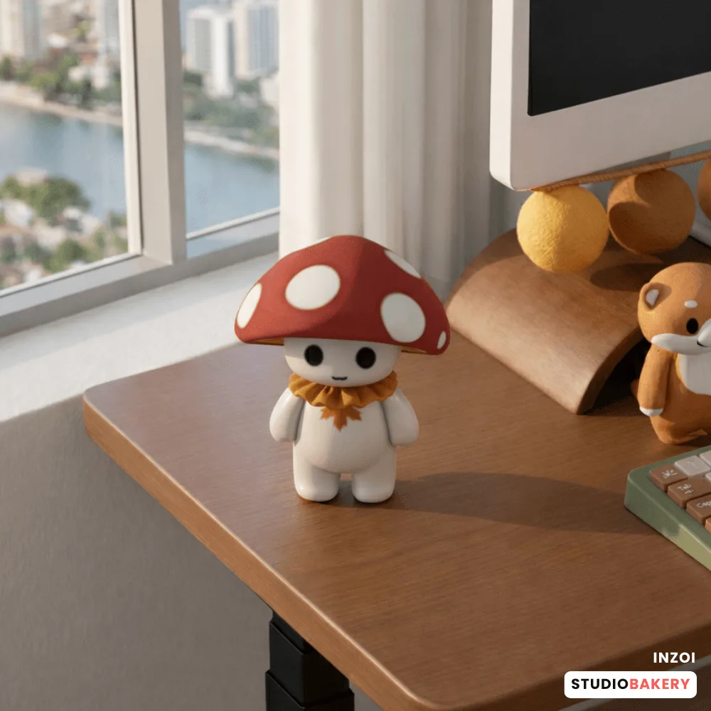 StudioBakery Cozy Station Mushroom Plushie screenshot 1