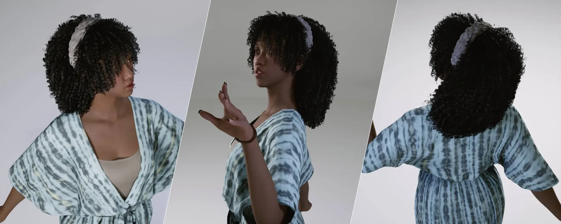 Niven Hair 72 - Imani Hair (Females) — Niven Hair 72 - Imani Hair (Females) screenshots 1–3