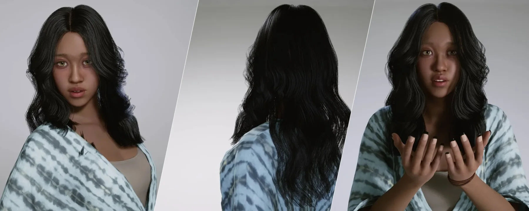 Niven Hair 73 - Bellissima (Females) — Niven Hair 73 - Bellissima (Females) screenshots 1–3