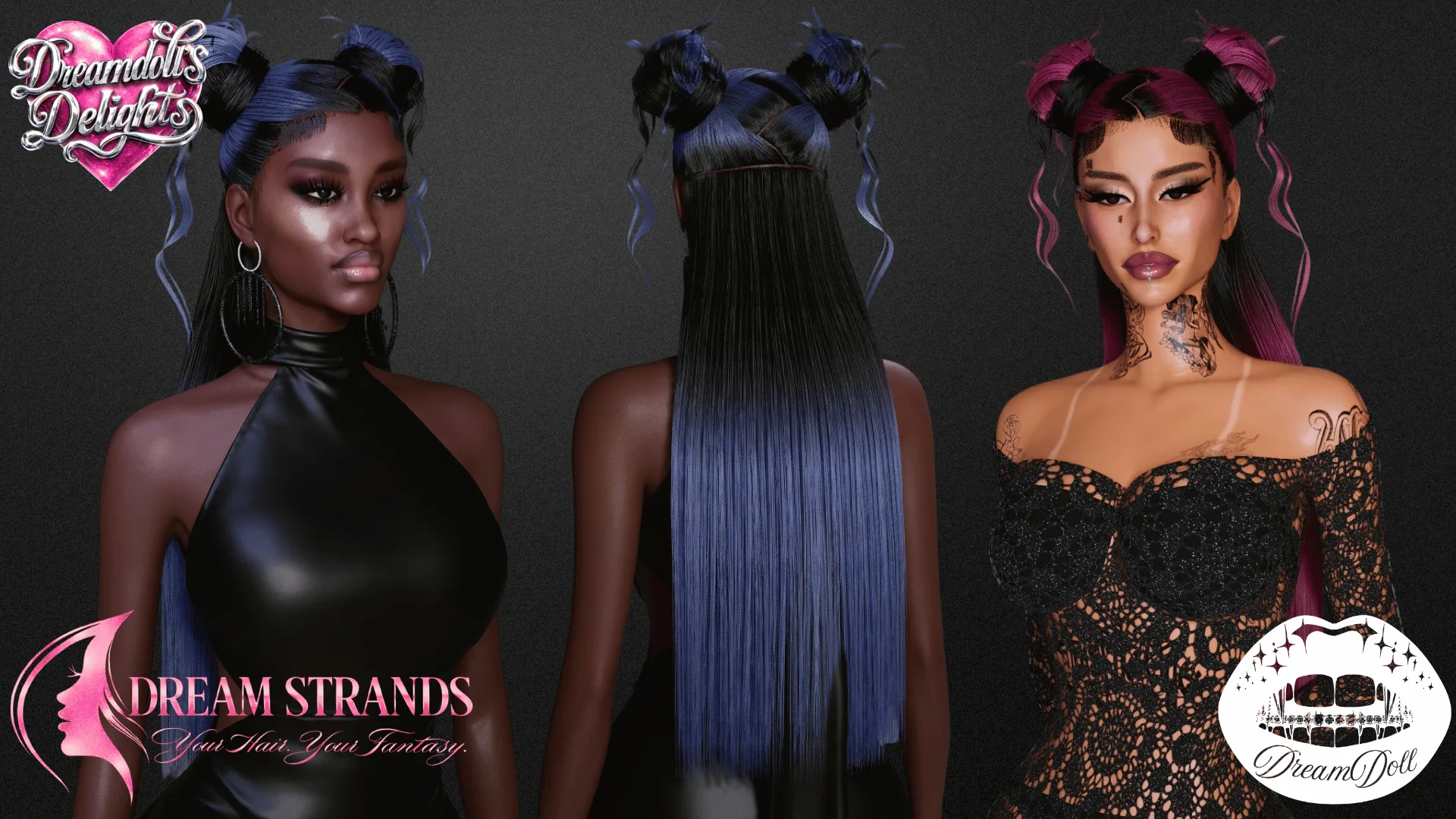 Half-Up Curly Buns | Hairstyle screenshot 1