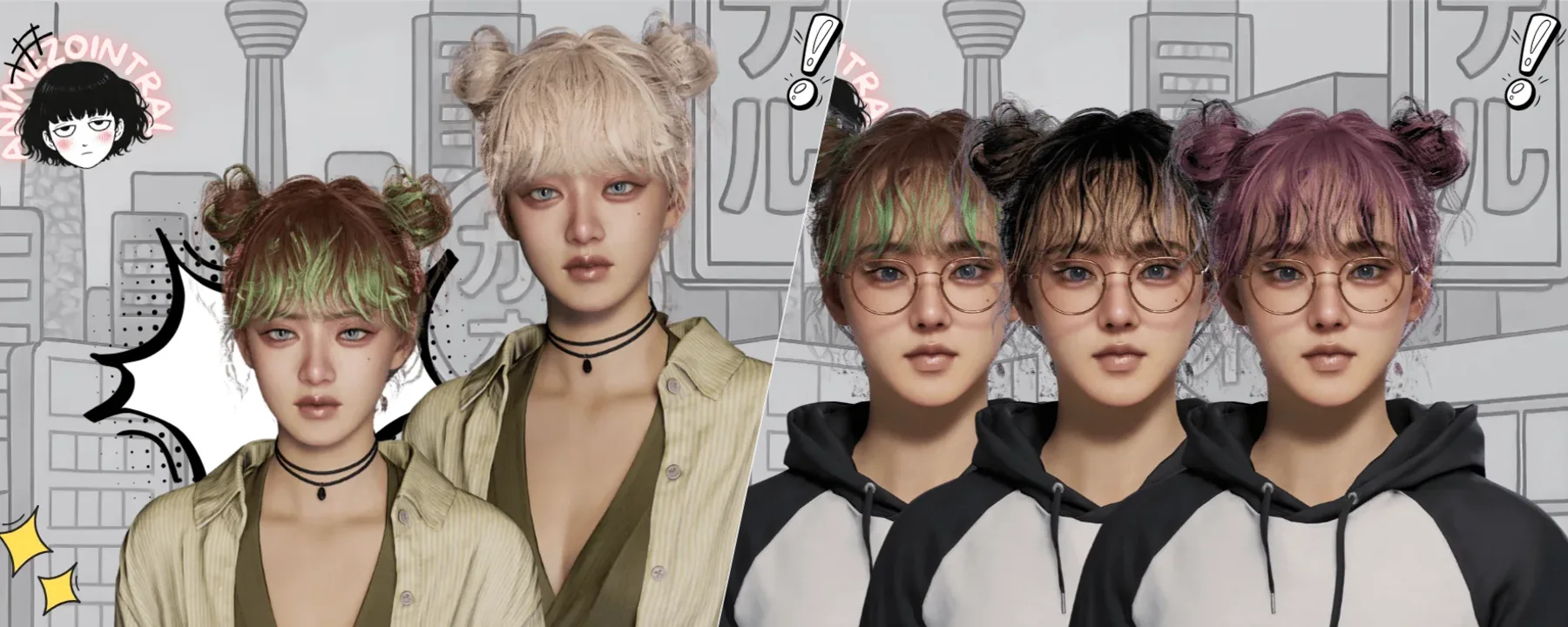 Hair_11_Sayuri — Hair_11_Sayuri screenshots 1–2