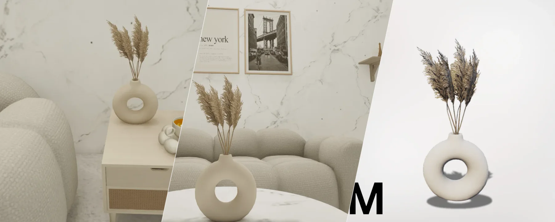 Pampas in vase M — Pampas in vase M screenshots 1–3