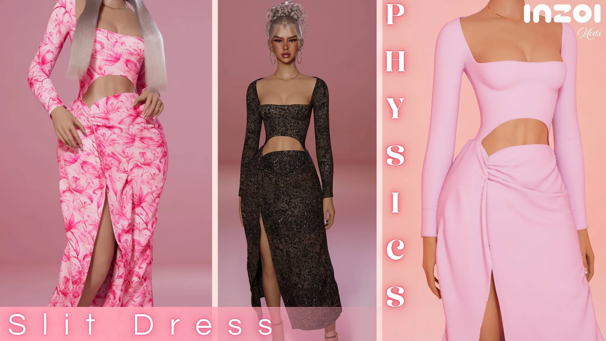 Slit Dress with Physics screenshot 1