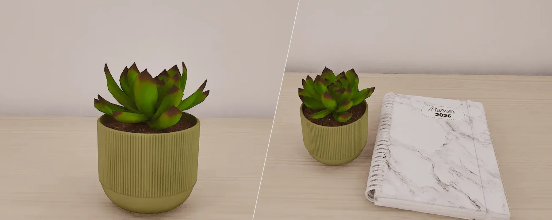 Minimal cactus in pot — Minimal cactus in pot screenshots 1–2