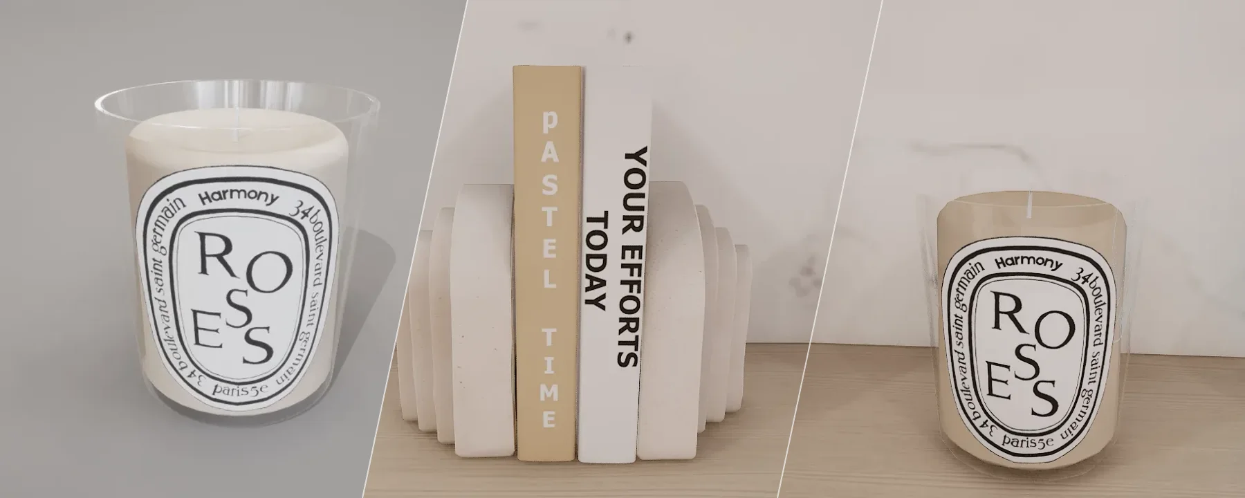 Harmony roses candle — Harmony roses candle screenshots 1–3
