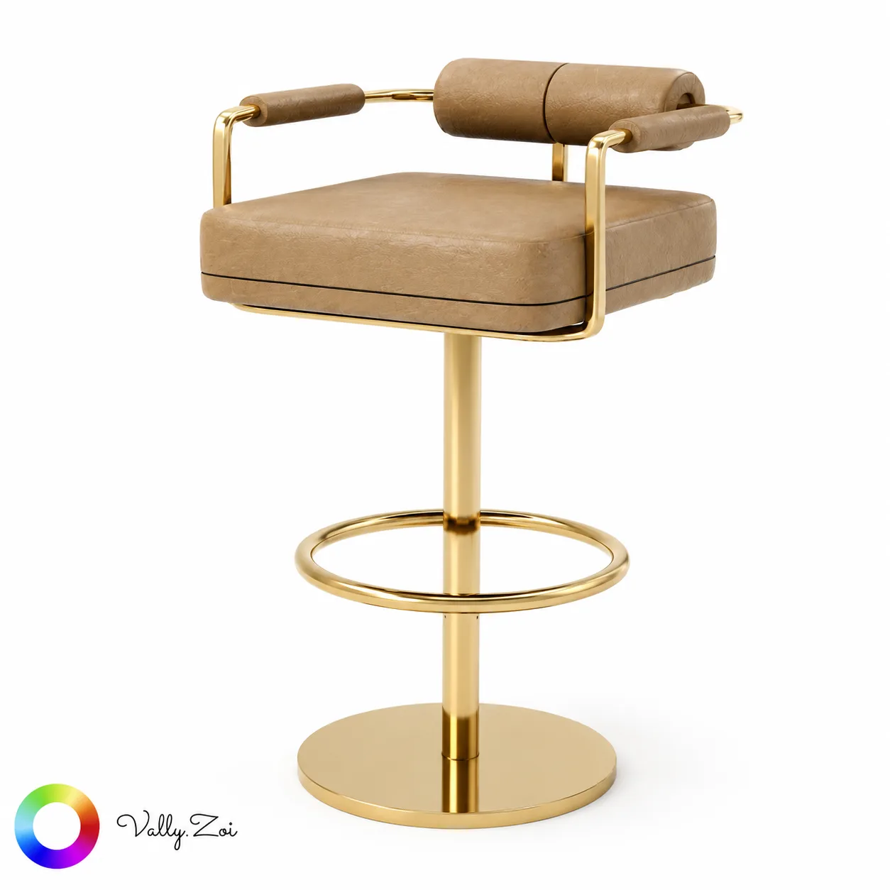 Lunaro Luxe Bar Stool [VZ] — img