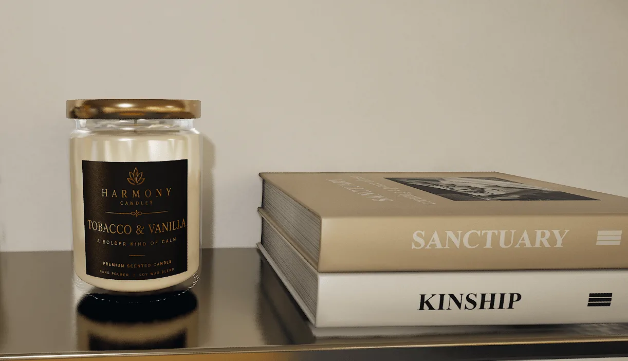 Harmony candle Vanilla — Harmony candle Tobacco & Vanilla