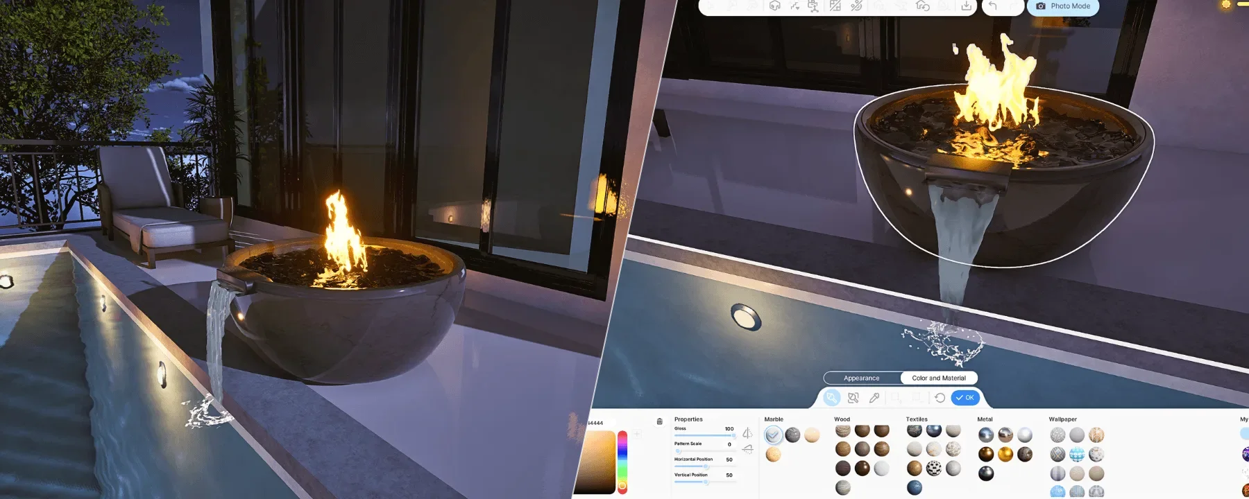 Animated Fire & Water Bowl — Animated Fire & Water Bowl screenshots 1–2