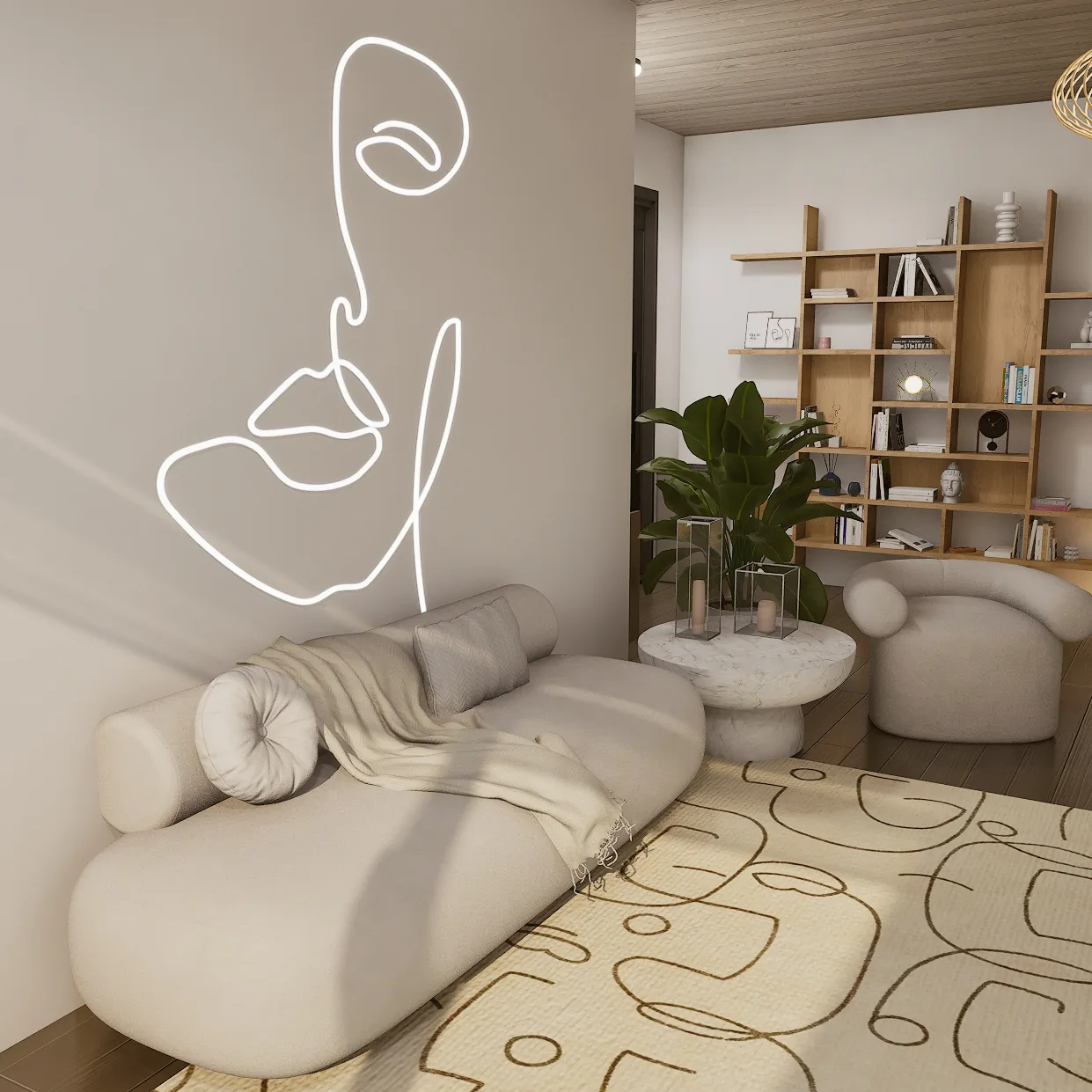 Linea Lumi Neon Wall Art [VZ] — img