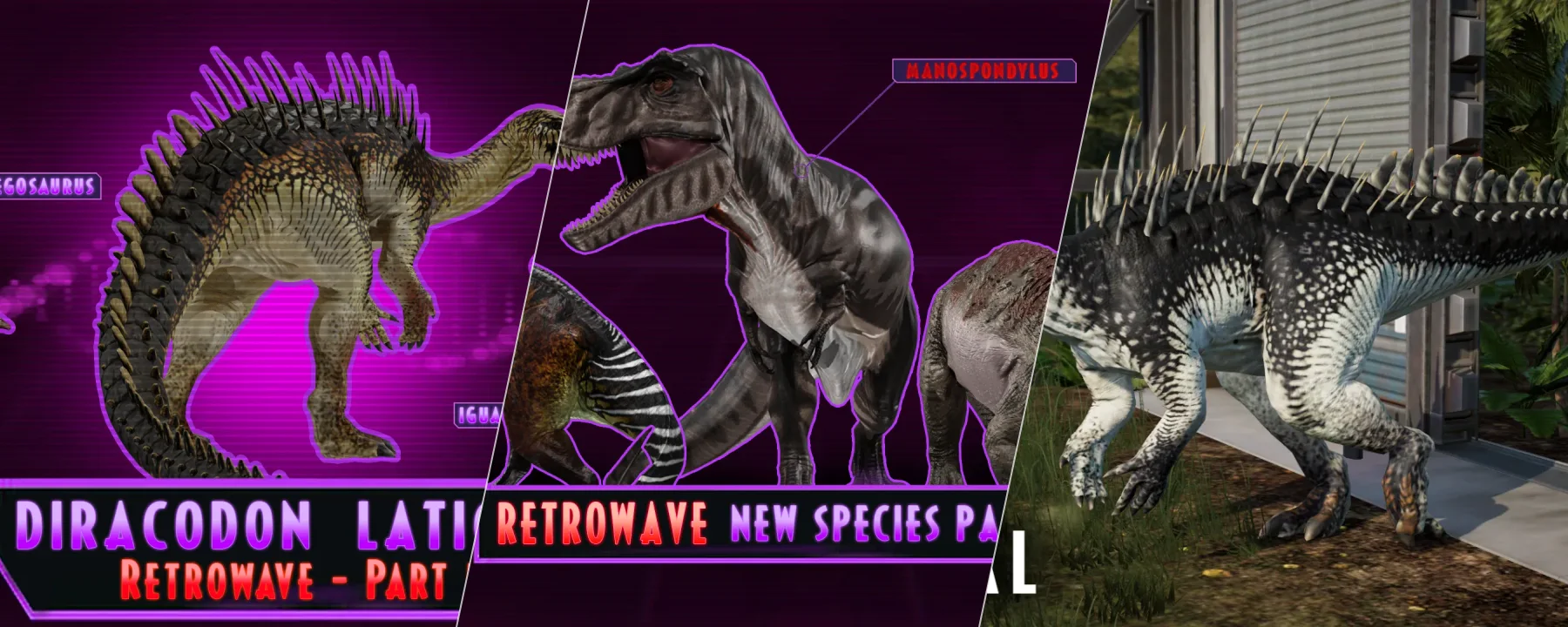 RETROWAVE New Species Pack - Part I and II — RETROWAVE New Species Pack - Part I and II screenshots 1–3