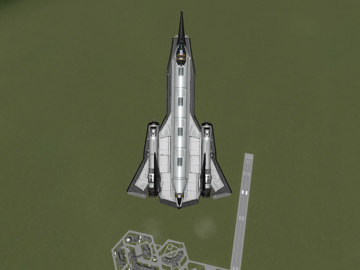 YF-12A blackbird stock replica — yf 12a UP