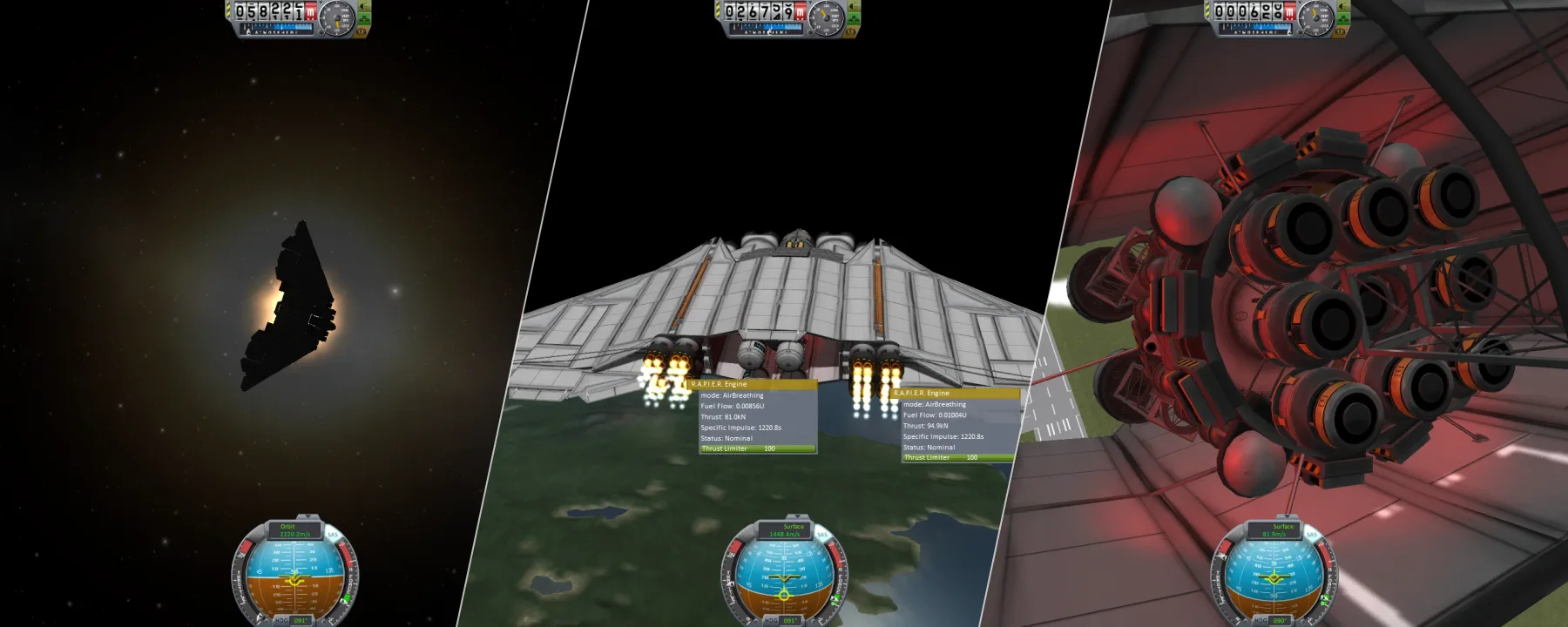 [stock]Flying Wing Cargo SSTO — [stock]Flying Wing Cargo SSTO screenshots 1–3