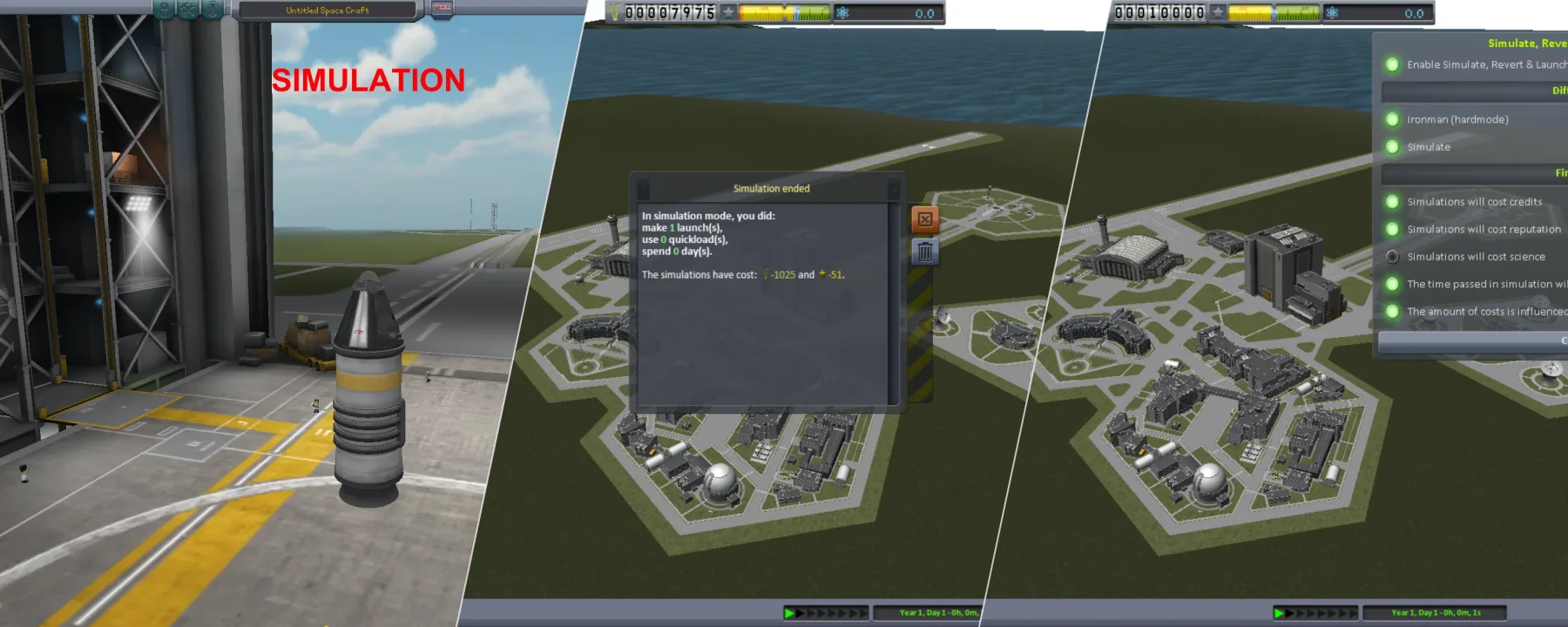 Simulate, Revert & Launch — Simulate, Revert & Launch screenshots 1–3