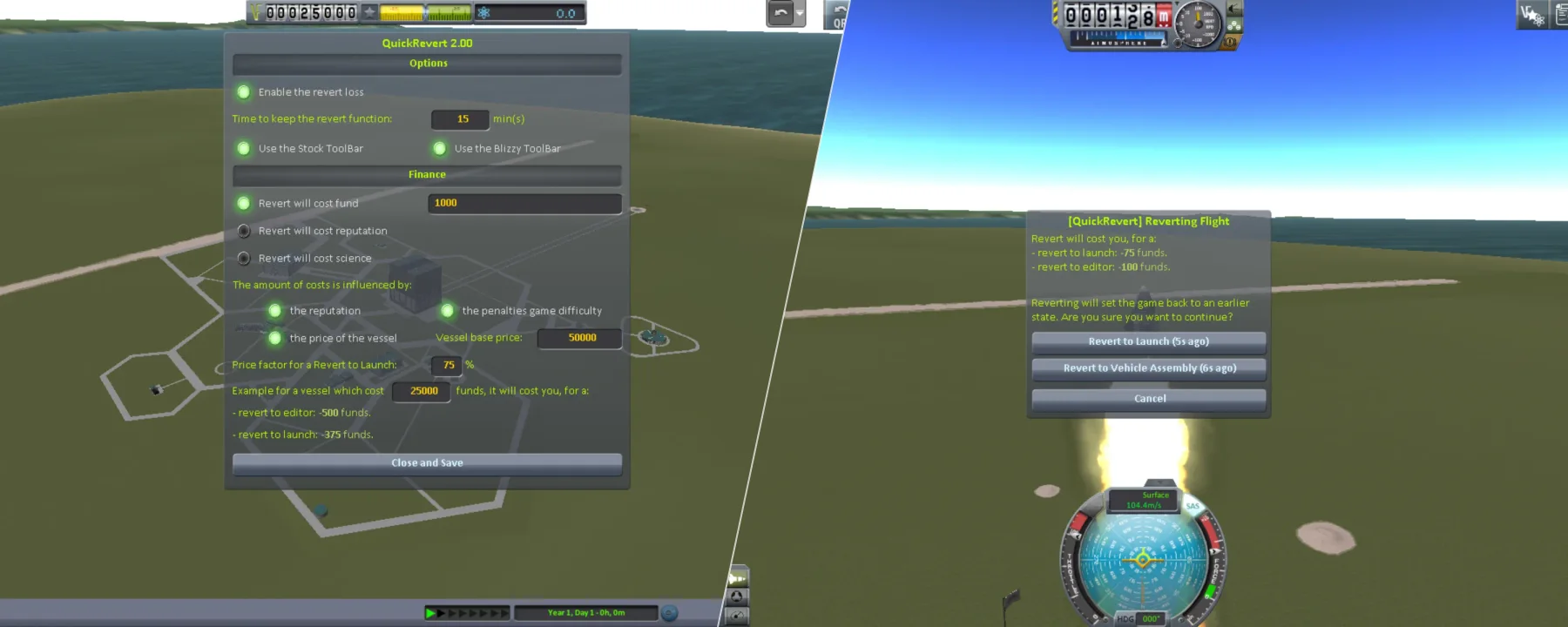 QuickRevert — QuickRevert screenshots 1–2
