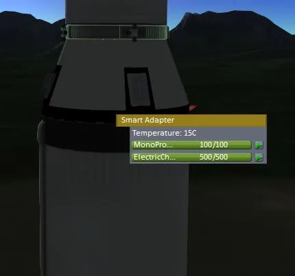 Smart Adapter! (RCS and battery) — The smart adapter in flight