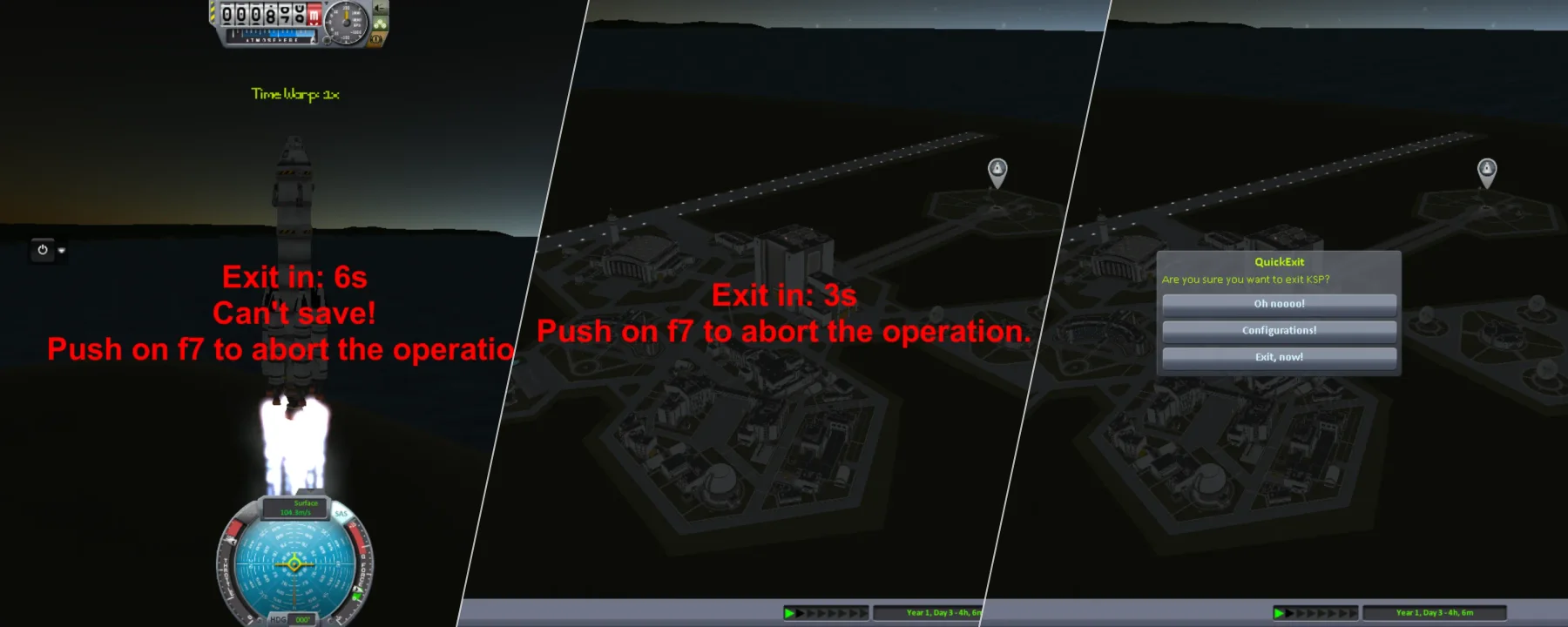 QuickExit — QuickExit screenshots 1–3
