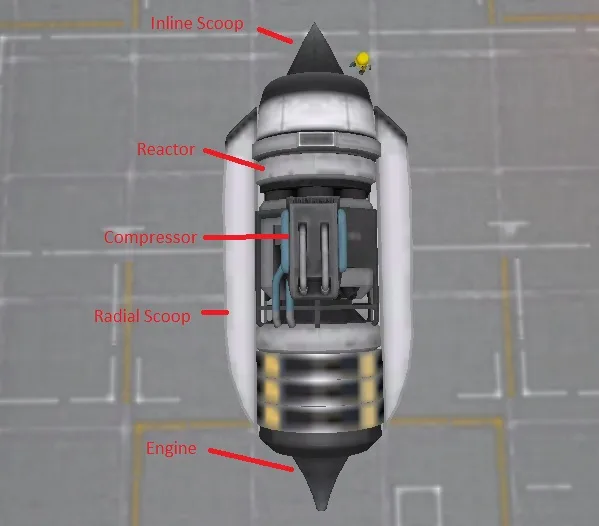 Bussard Fuel Scoop System — Labeled