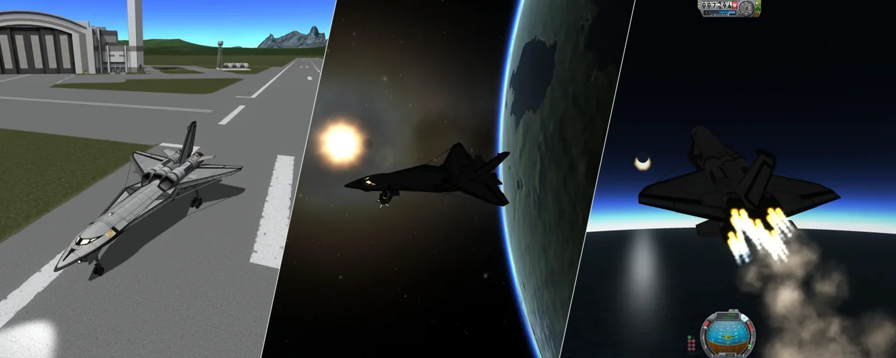 Mk-2 Arrow SSTO series [Stock] [Spaceplane] — Mk-2 Arrow SSTO series [Stock] [Spaceplane] screenshots 1–3
