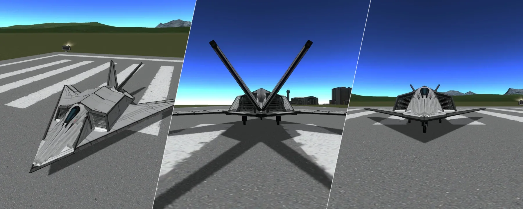 Lockheed Martin F-117 Nighthawk — Lockheed Martin F-117 Nighthawk screenshots 1–3