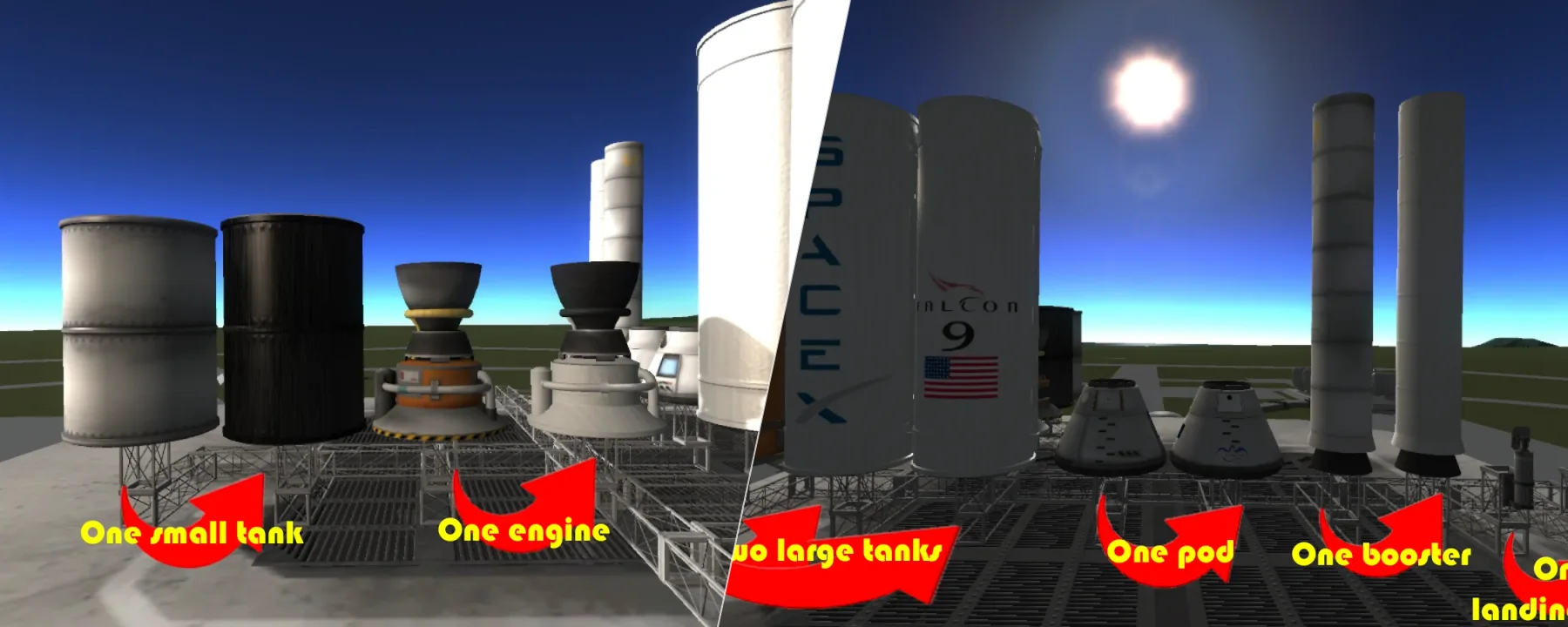 SpaceX Falcon 9 Pack — SpaceX Falcon 9 Pack screenshots 1–2