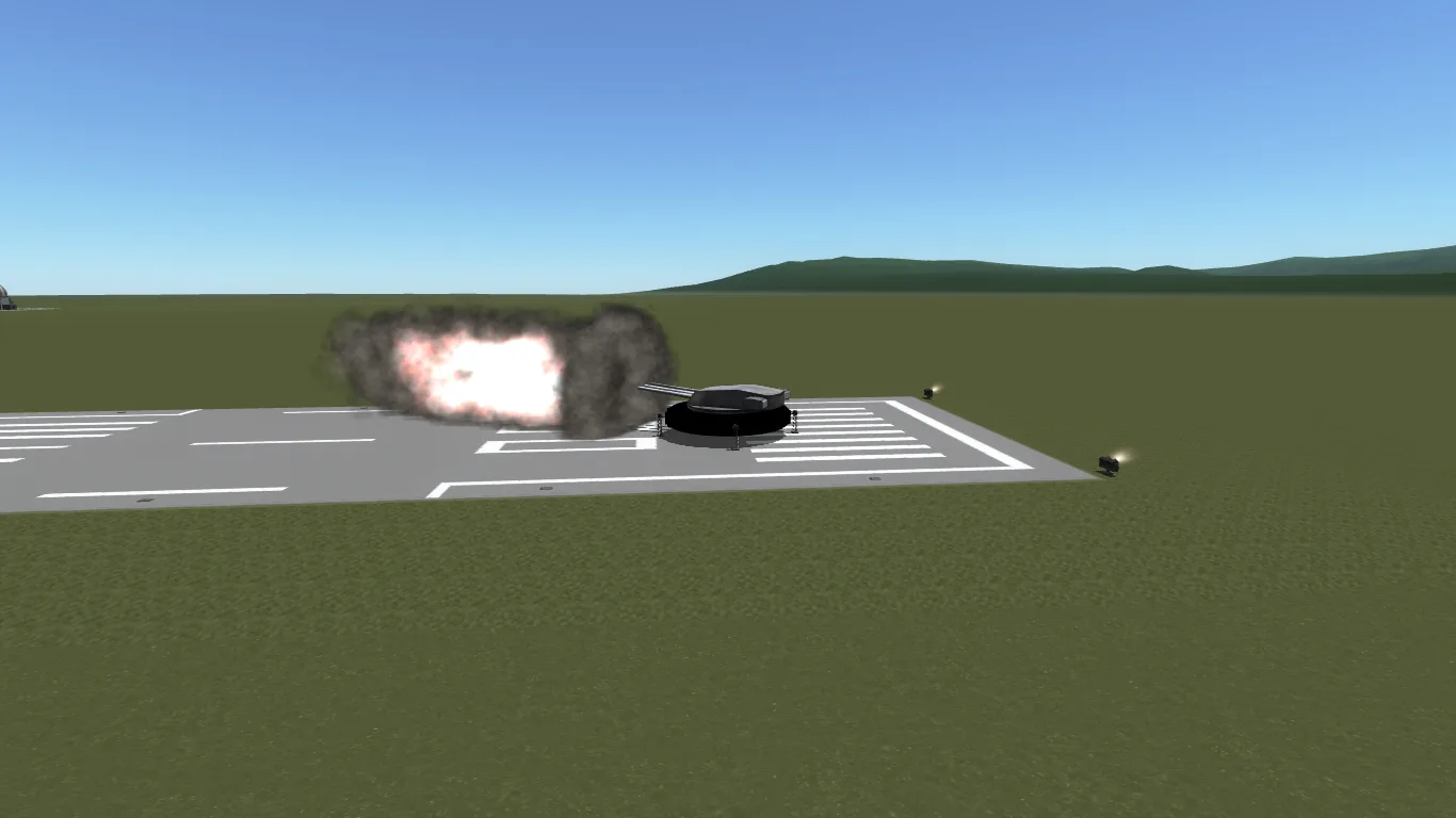 NAS - Naval Artillery System (BDArmory Addon) — Gun Test