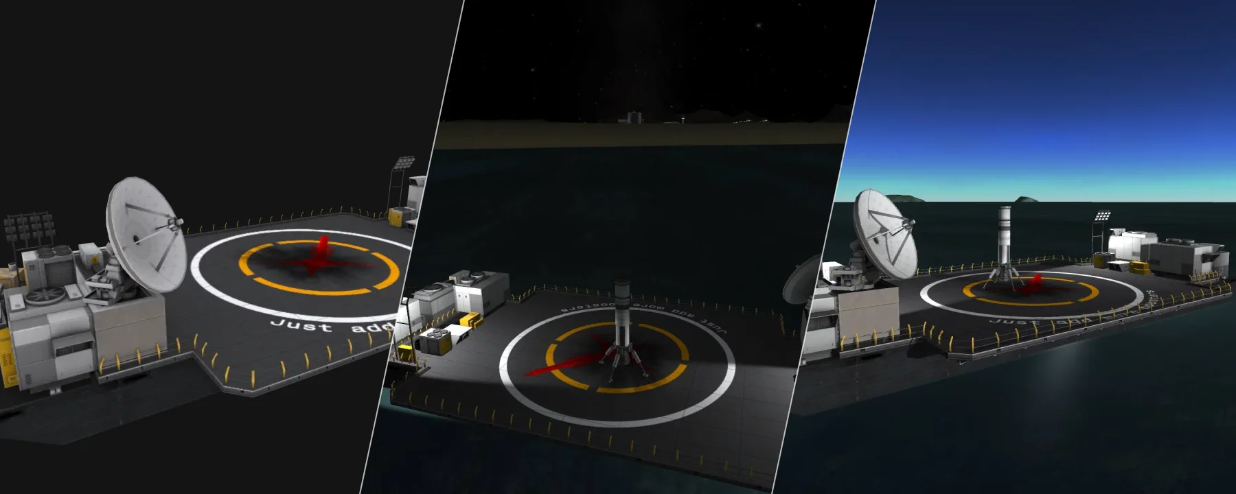 Bardge Landing Path "Drone ship" — Bardge Landing Path "Drone ship" screenshots 1–3