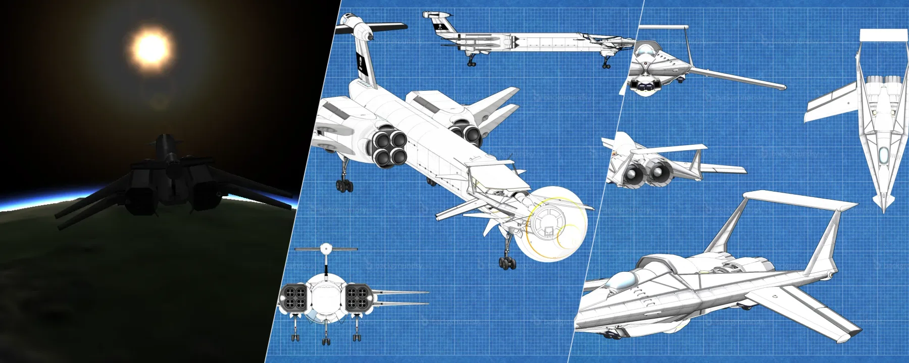 Star Citizen M50 (sort of) Replica — Star Citizen M50 (sort of) Replica screenshots 1–3