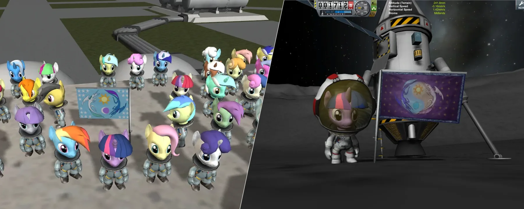 Kerbal Space Ponies — Kerbal Space Ponies screenshots 1–2