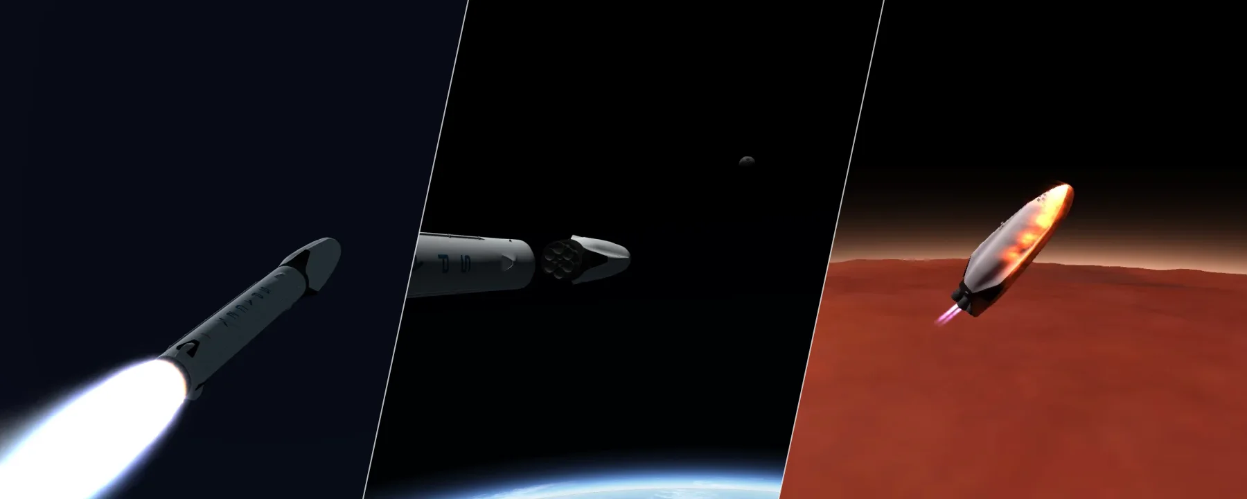 Flexo's SpaceX Interplanetary Transport System — Flexo's SpaceX Interplanetary Transport System screenshots 1–3