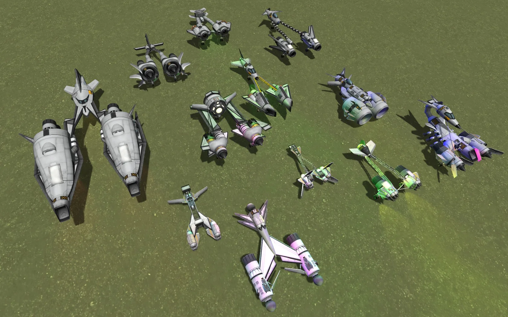 Pod Racer Pack (stock) 12 ships — Podracers