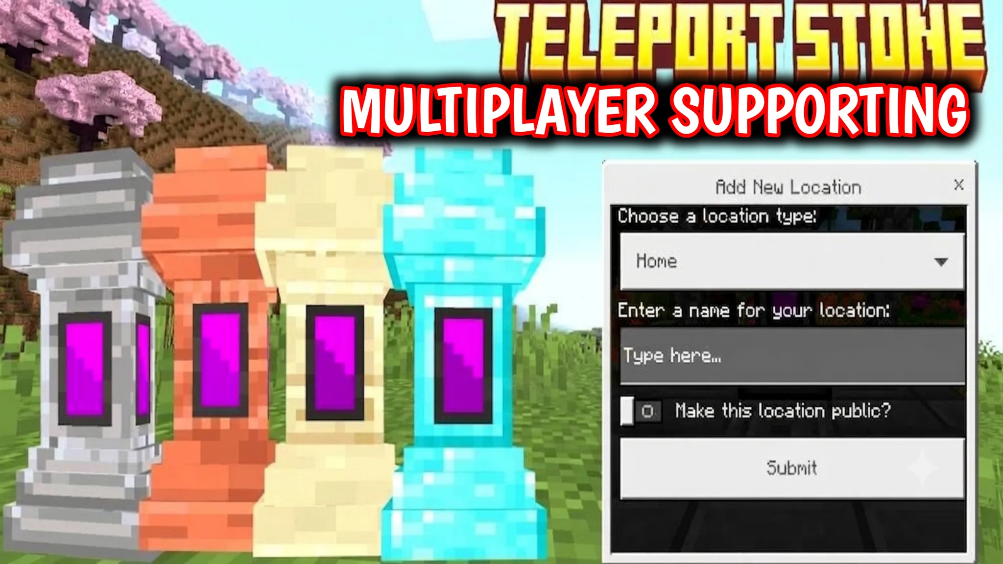 Teleport Stone — MCPEDL