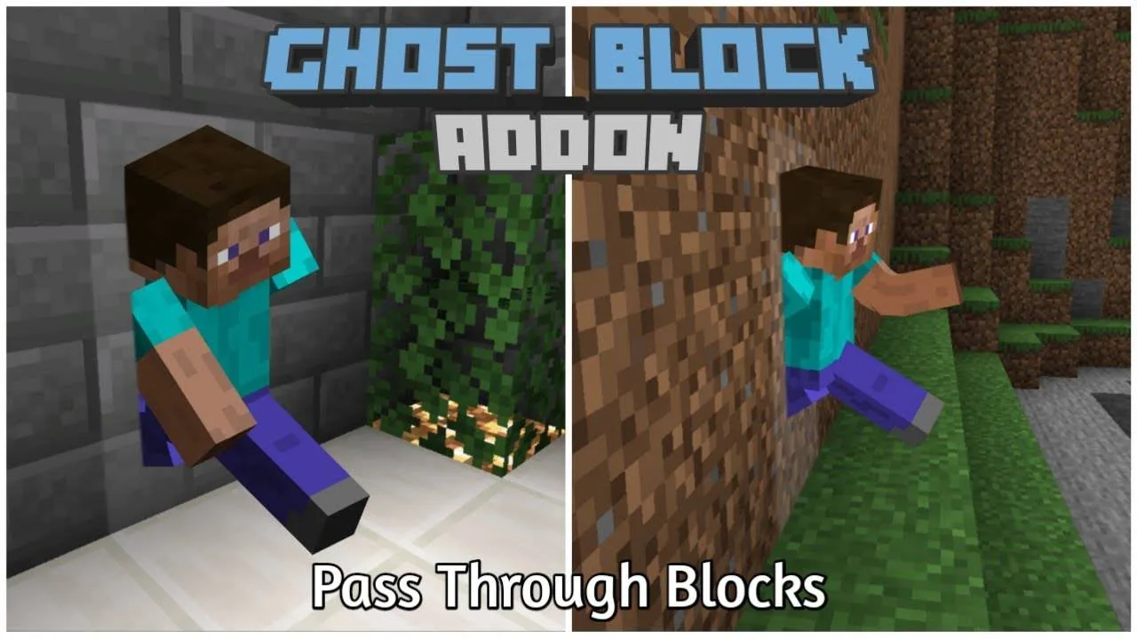 Ghost Block Addon — MCPEDL