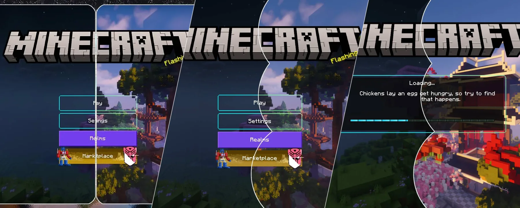 Clean Ui Texture Pack v5.9 | Blue - Green - Pink Mode — Clean Ui Texture Pack v5.9 | Blue - Green - Pink Mode screenshots 1–3
