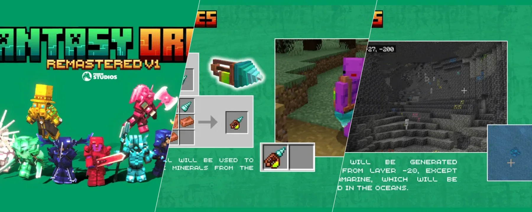 Fantasy Ores — Fantasy Ores screenshots 1–3