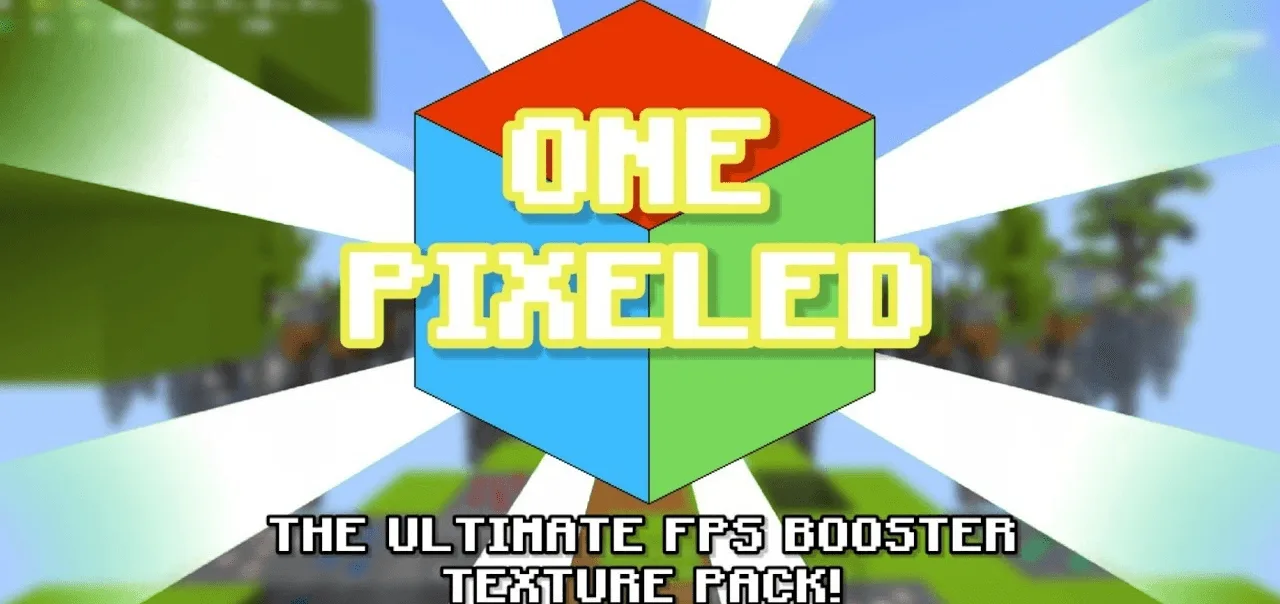 One Pixeled - The Ultimate FPS Booster Texture Pack! v1.6 screenshot 1