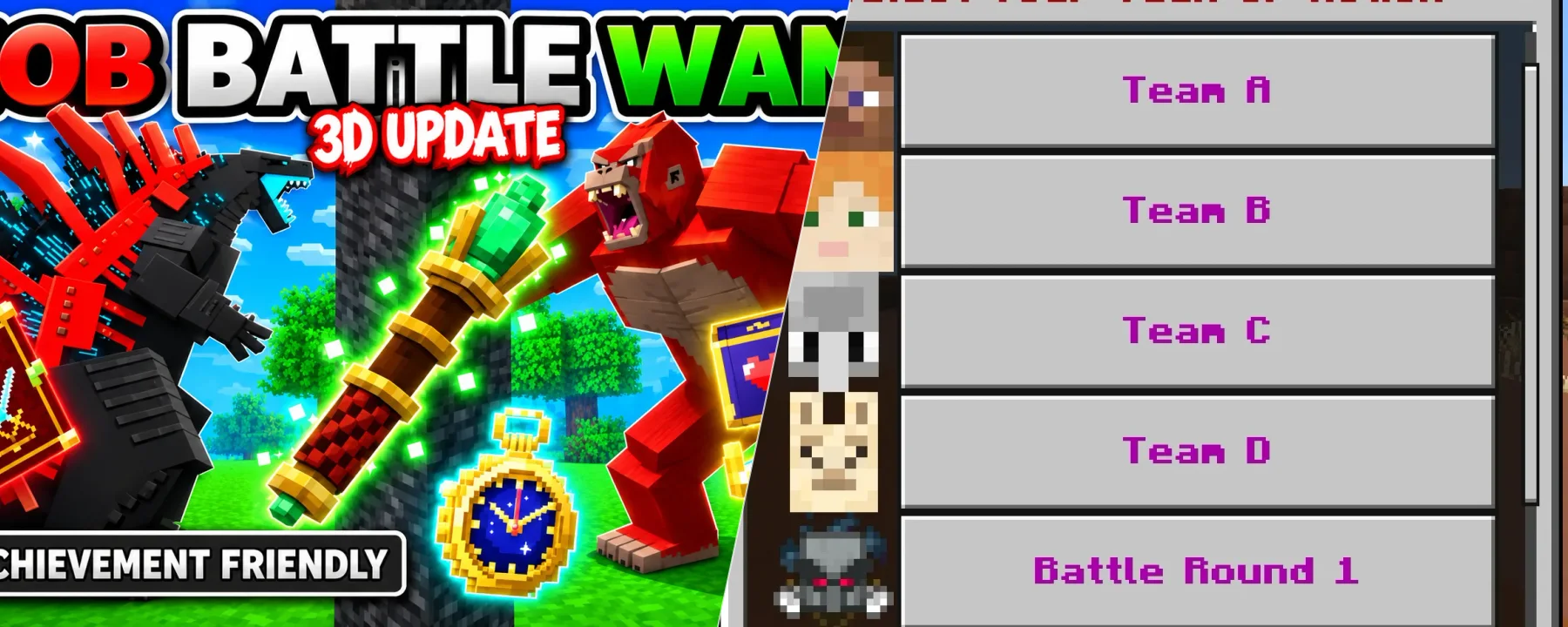 Mob Battle Wand [Achievement Friendly] — Mob Battle Wand [Achievement Friendly] screenshots 1–2