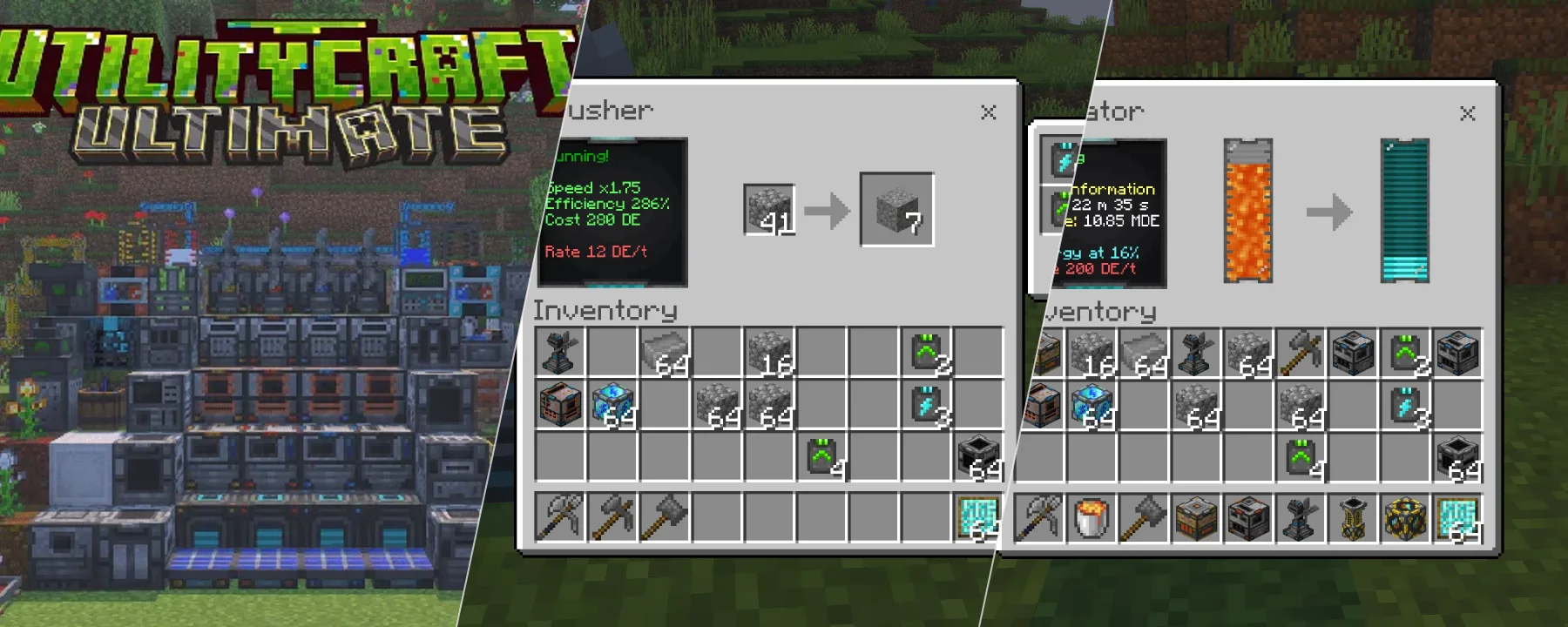 UtilityCraft — UtilityCraft screenshots 1–3
