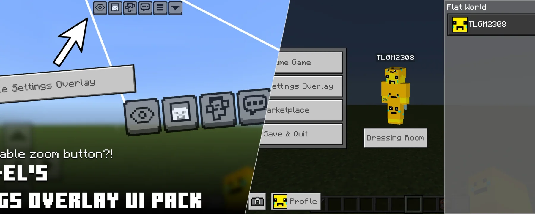 The Ty-el's Settings Overlay UI Pack — The Ty-el's Settings Overlay UI Pack screenshots 1–2