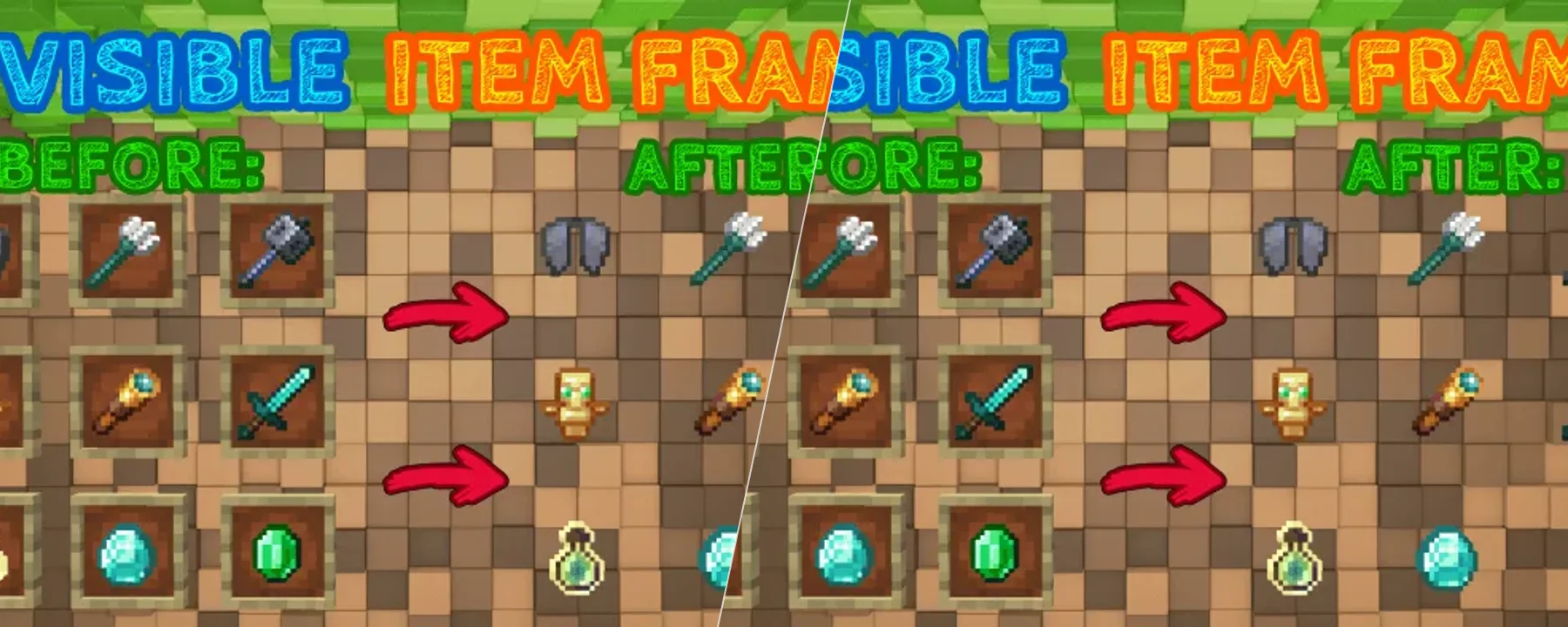 Invisible Item Frame & Glow Item Frame — Invisible Item Frame & Glow Item Frame screenshots 1–2