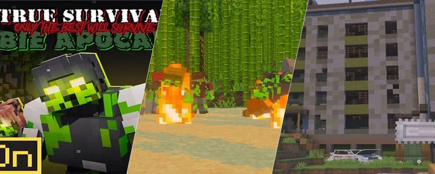 True Survival - Zombie Apocalypse [MobBlocks] — True Survival - Zombie Apocalypse [MobBlocks] screenshots 1–3