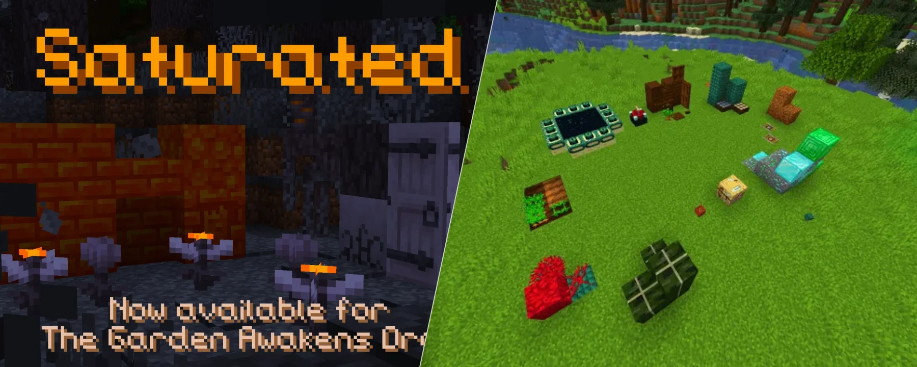 Saturated for Bedrock Edition — Saturated for Bedrock Edition screenshots 1–2