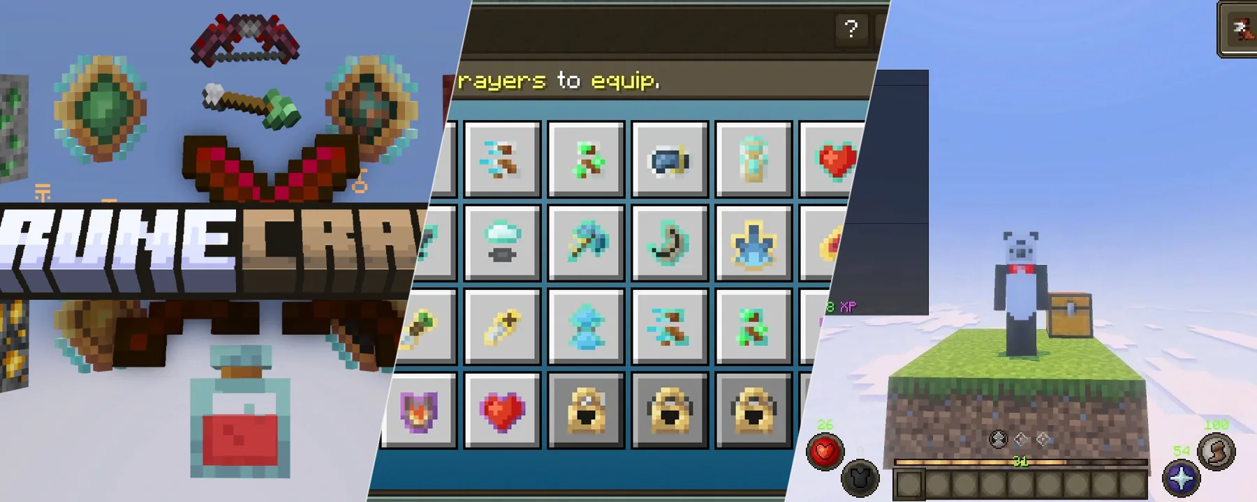 RuneCraft — RuneCraft screenshots 1–3